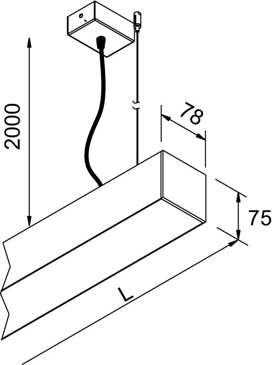 Lucifero's Подвесной светильник из экструдированного алюминия File 2 sun-id-1371013 - Вид №8