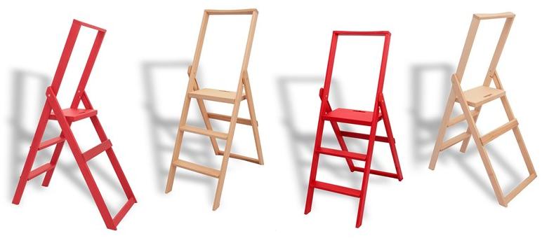 KARN Складная лестница из бука Happy design 251 - Вид №2