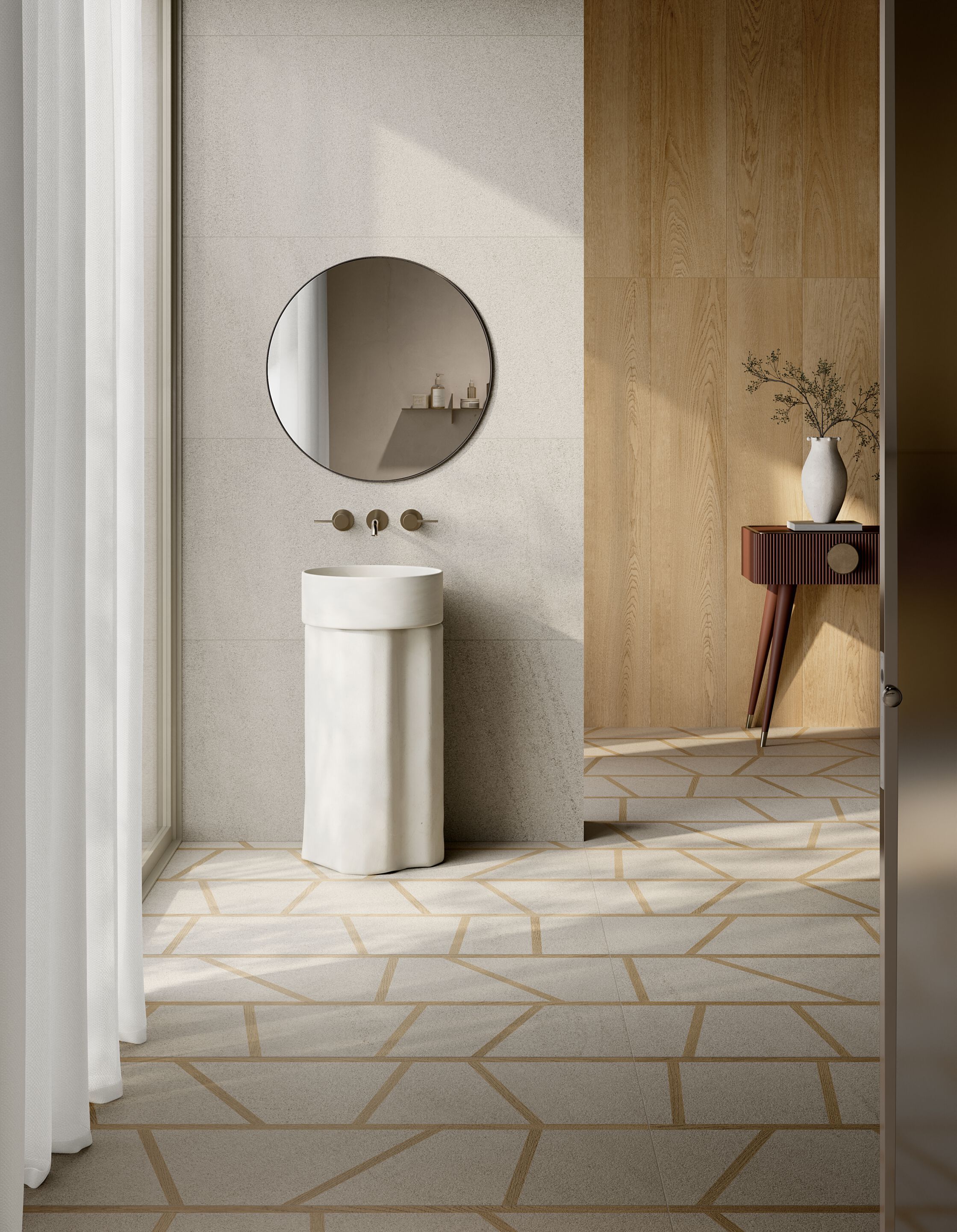 Пол / облицовка керамогранита с эффектом камня CERAMICA SANT'AGOSTINO Windstone ARCH-00042329 - Вид №1