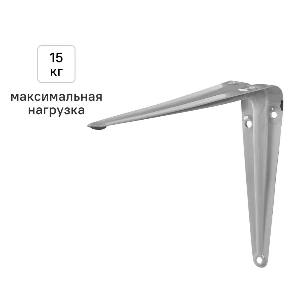 Утилитарный кронштейн Normo 15x20 см нагрузка до 15 кг цвет серый 89438040 STLM-2160773 Santreyd 