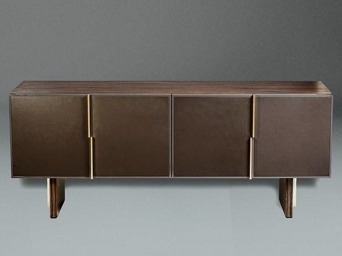 Paolo Castelli Комод из дерева и воловьей кожи с распашными дверцами Fine sun-id-1508644 - Вид №1