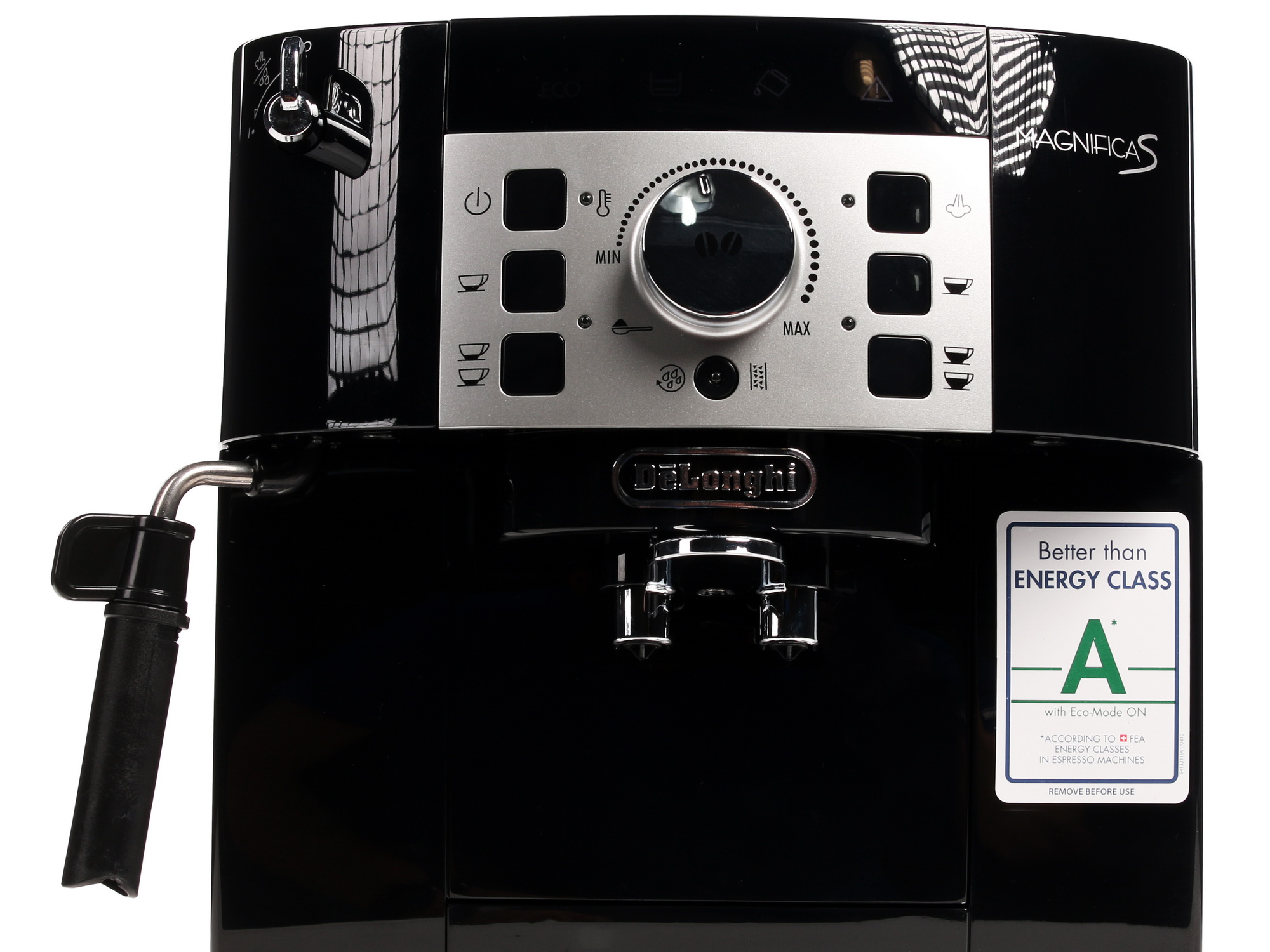 1904365 Кофемашина автоматическая DeLonghi ECAM 22.110.B черный STDN-0008430 - Вид №4