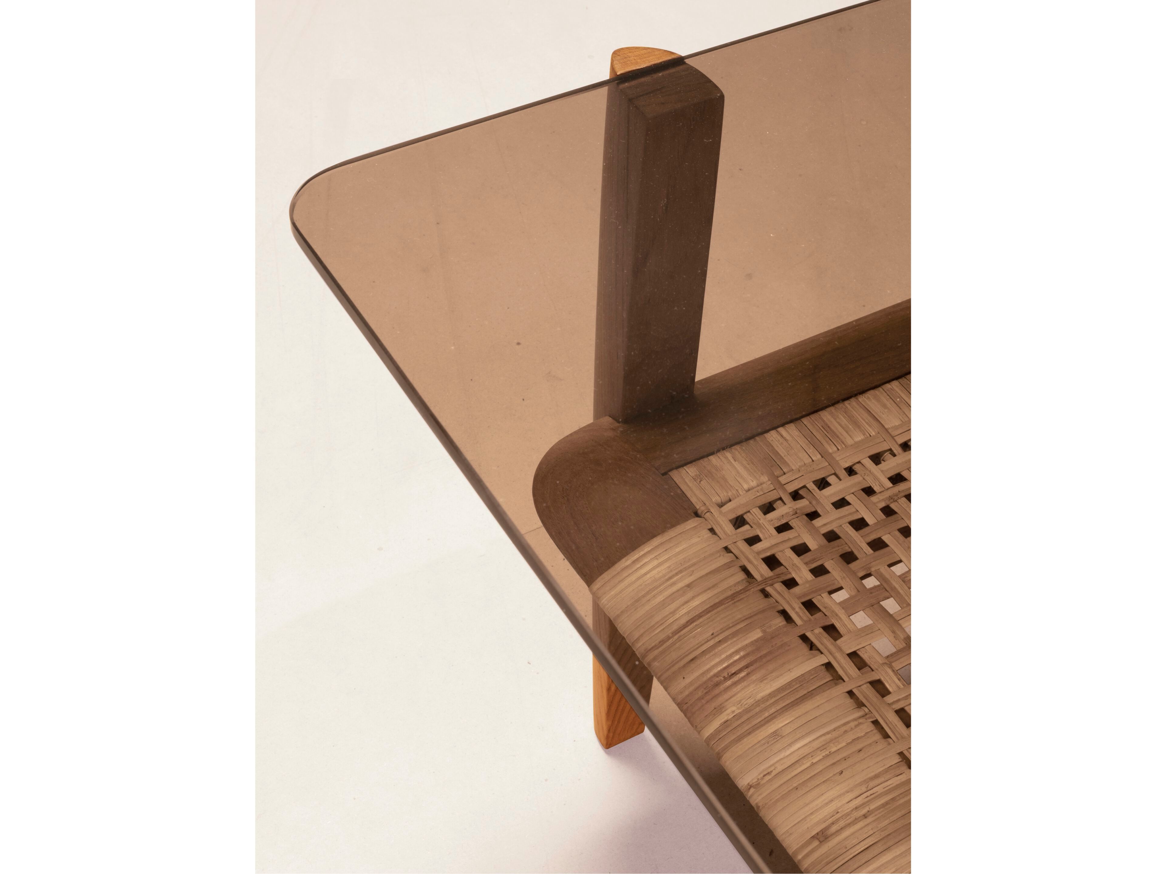 Журнальный столик из дерева и стекла Phantom Hands Tangāli ARCH-00042054 - Вид №4