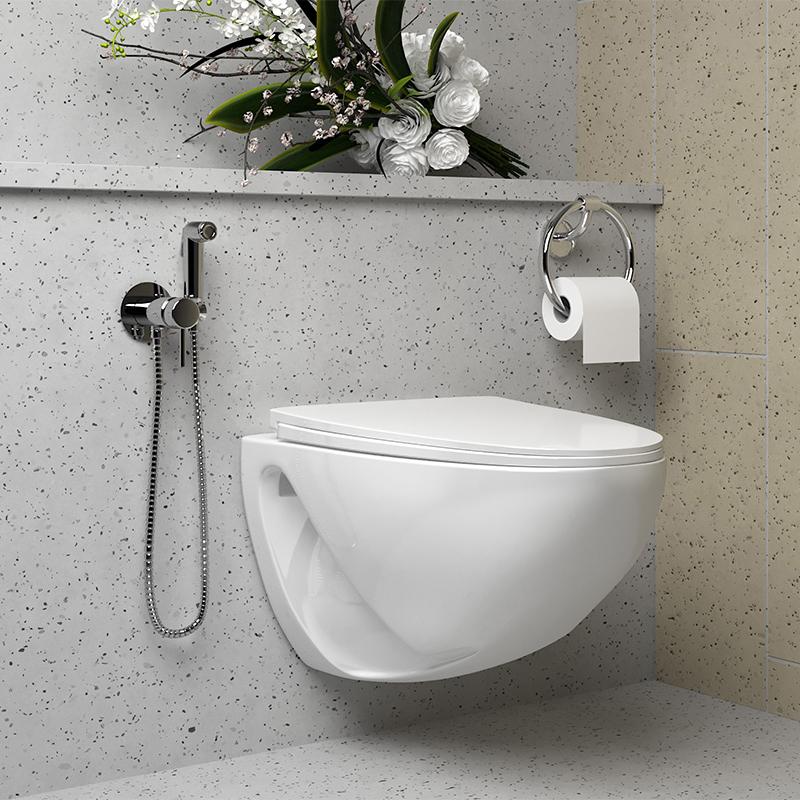 53CR442RRU_ABS Imola Смеситель с гиг.душем (ABS) Paini 53CR442RRUABS - Вид №1