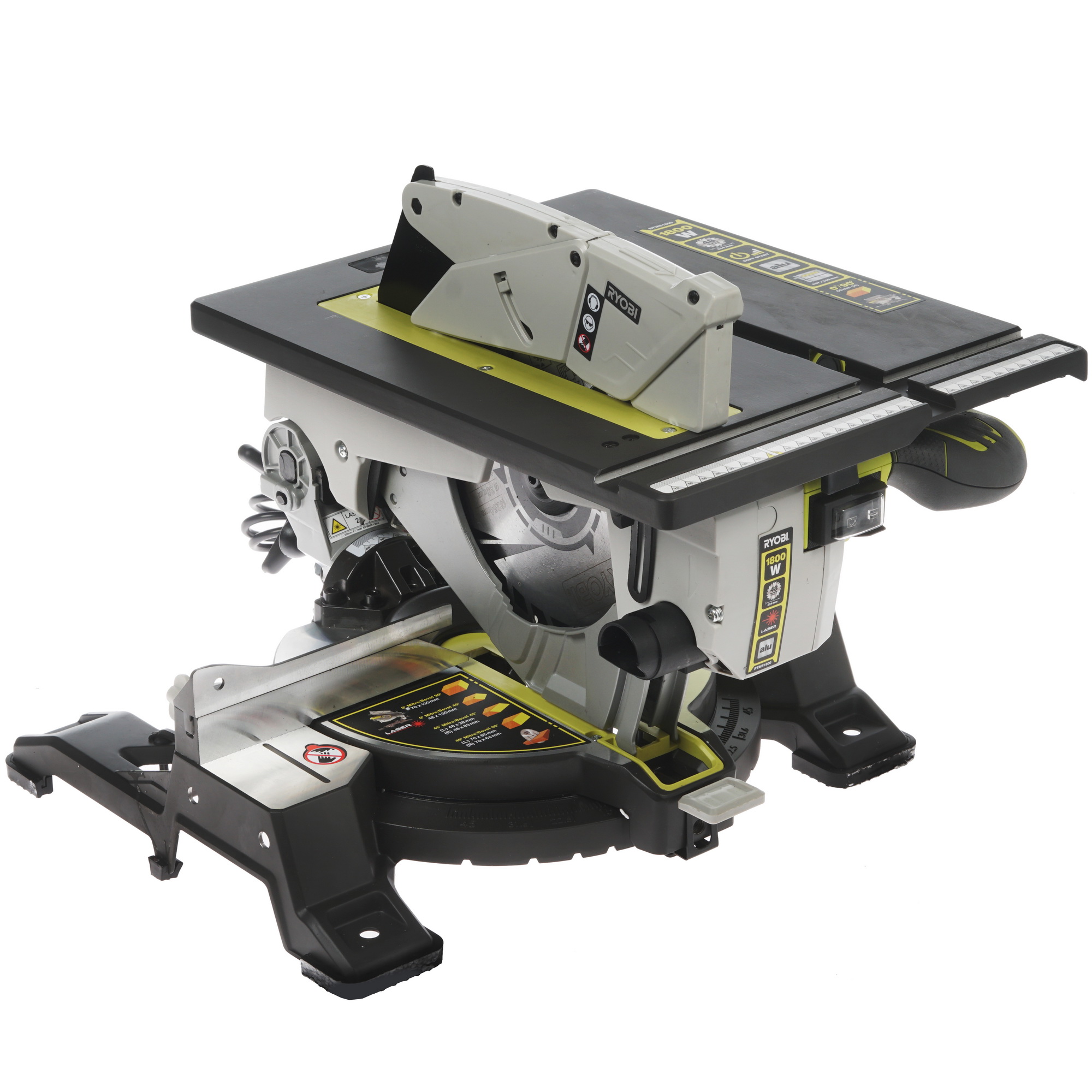 Торцовочная пила комбинированная Ryobi RTMS1800-G 1167388 STDN-0100444 - Вид №1