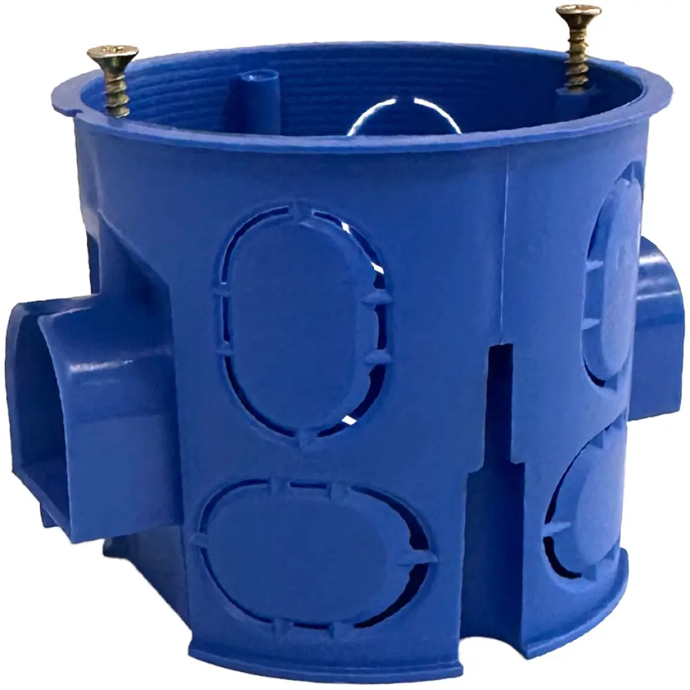 Подрозетник Gusi Electric 68x60 мм с лапками IP30 цвет синий STLM-2071758