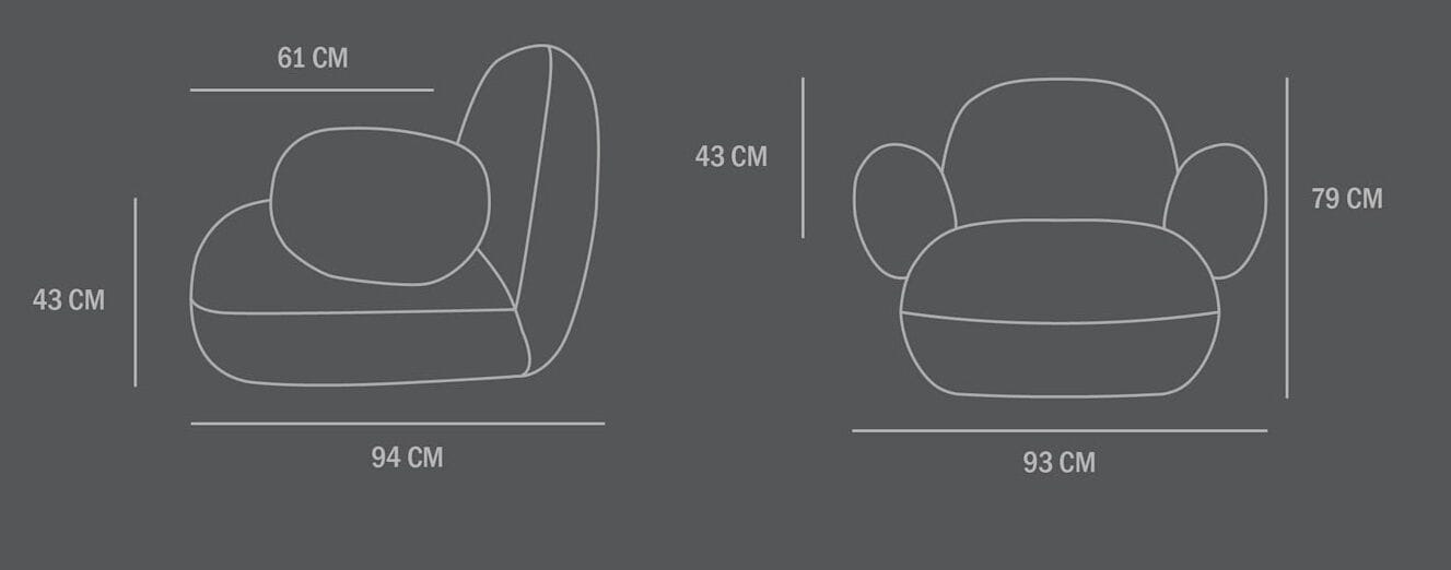 Тканевое кресло 101 Copenhagen Toe ARCH-00056856 - Вид №10