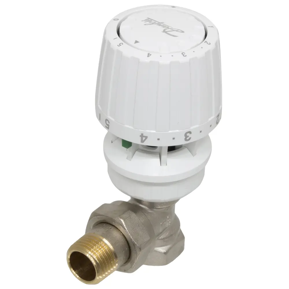 Термостатический комплект для радиатора угловой Danfoss 1/2" с термостатической головкой 18305566 STLM-2140769 