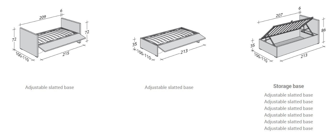 Односпальная кровать-трансформер Flou BISS ARCH-00128579 - Вид №13