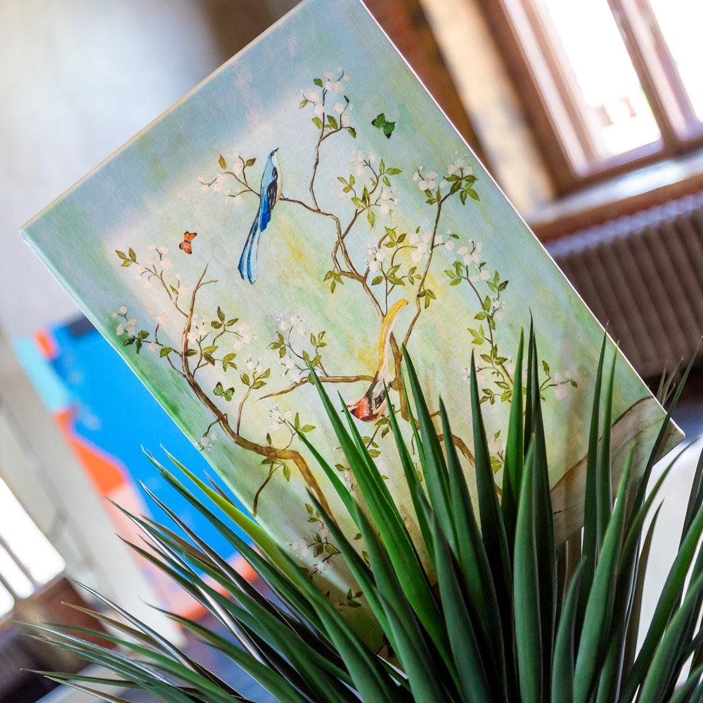 75080003 Картина «Шинуазри», версия 4 (холст, галерейная натяжка) Object Desire  - Вид №4