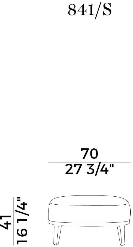 Potocco Подставка для ног из ткани Spring 841/s - Вид №2