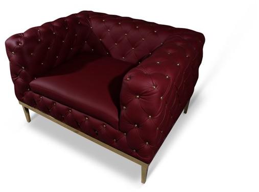 Porustudio Кресло из мягкой ткани с подлокотниками Broadway sun-id-1396912 - Вид №2