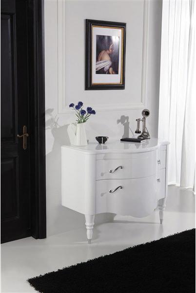 LEGNOBAGNO Лаковая тумба под умывальник с ящиками Decò classic sun-id-1383308 - Вид №3