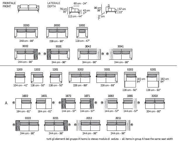 NICOLINE Секционный диван со съемным чехлом из ткани sun-id-1369938 - Вид №2