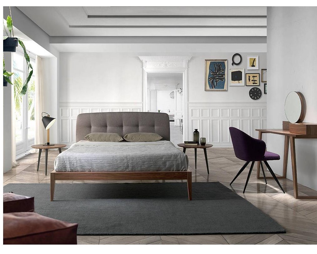 Туалетный столик с зеркалом и ящиком деревянный, охра Angel Cerda ANGEL CERDA  147043 Орех;коричневый  - Вид №3