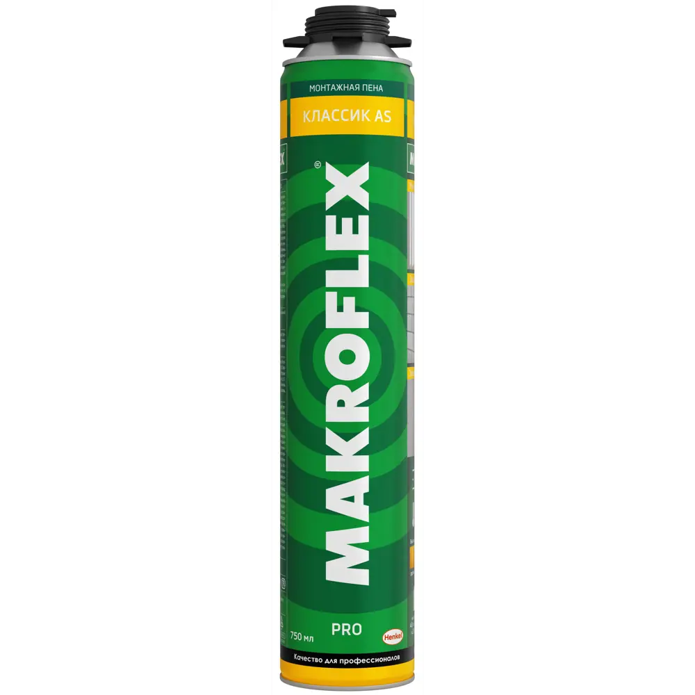 Пена монтажная пистолетная Мakroflex всесезонная, 750 мл 82635687 STLM-2000678 МАКРОФЛЕКС 