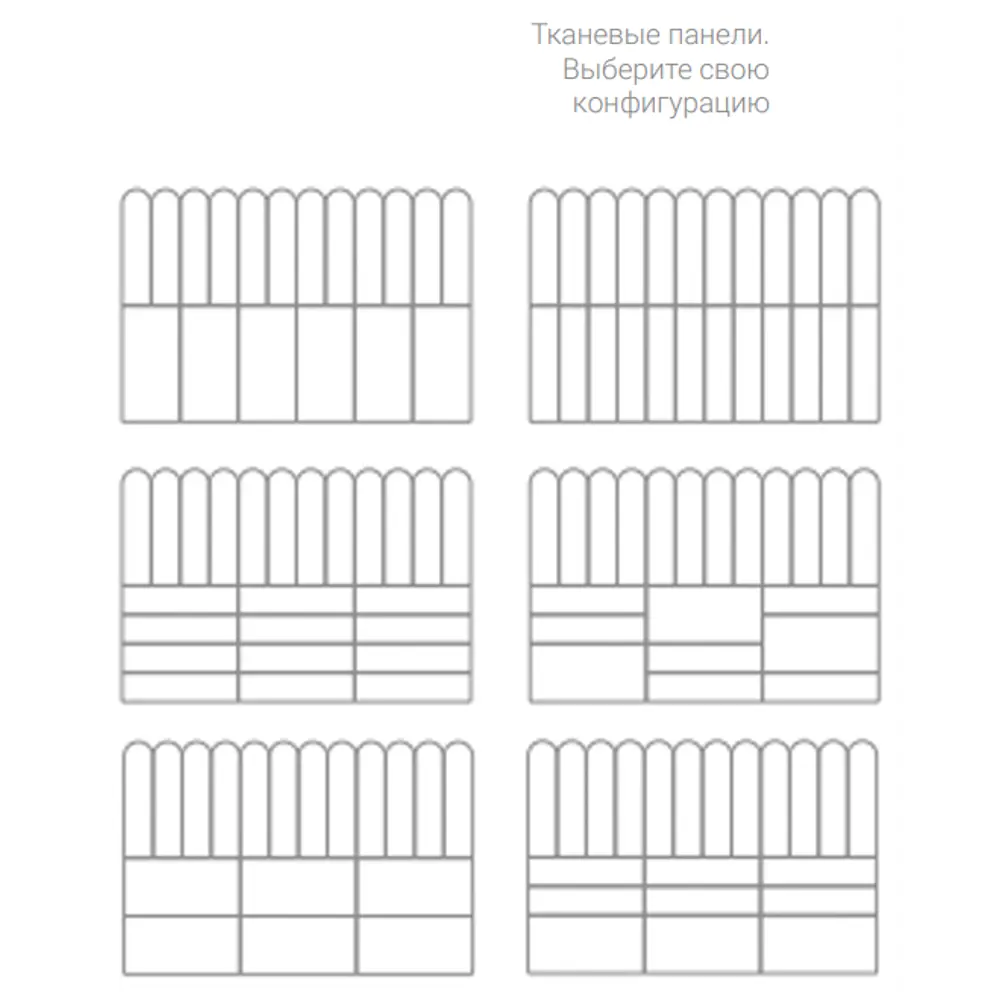 Панель тканевая Vilo 150x600 мм цвет oval бирюзов 85517700 STLM-2078156 Santreyd  - Вид №5