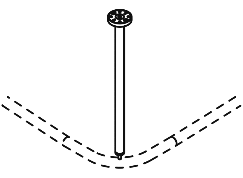 900.34.02SXA потолочная подвеска HEWI System 900 - Вид №2