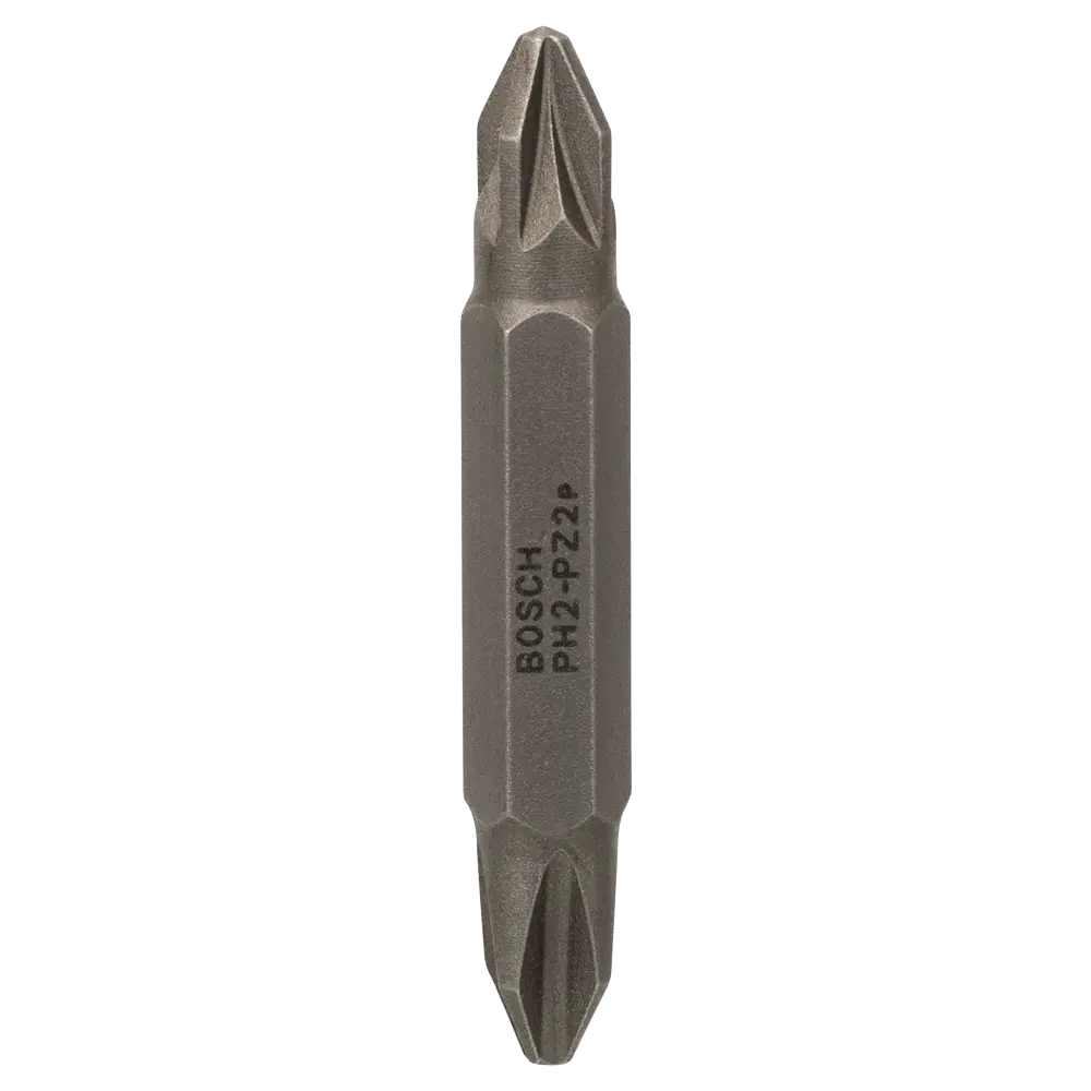 Бита ударная двусторонняя Bosch 2607001743 PH2/PZ2, 45 мм 82147524 STLM-2045167 BOSCH PROFESSIONAL 