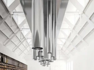 Elmar Стальная островная вытяжка со встроенным освещением @home