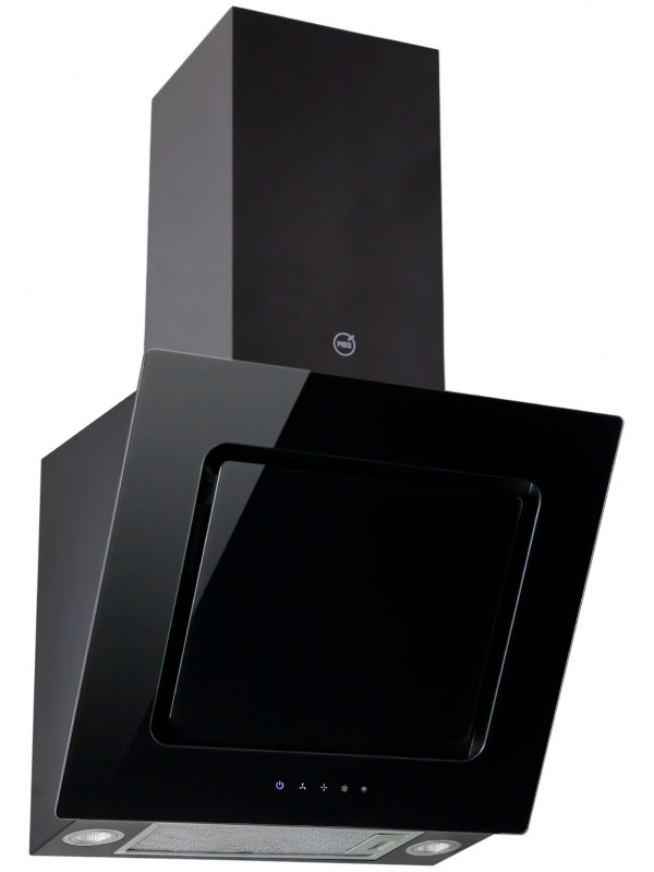 9970724 Вытяжка наклонная MBS CAMELLIA 160 GLASS черный/черный STDN-0151075