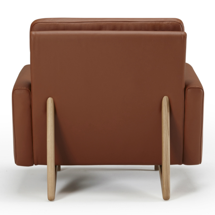 Кресло Egsmark, лакированный дуб, коричневое Kragelund 20001202801 - Вид №4