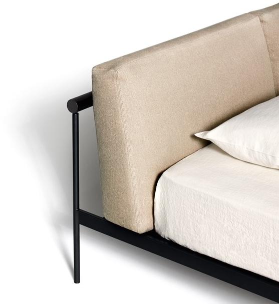 DE PADOVA Двуспальная кровать с мягким изголовьем Étiquette sun-id-1478519 - Вид №2