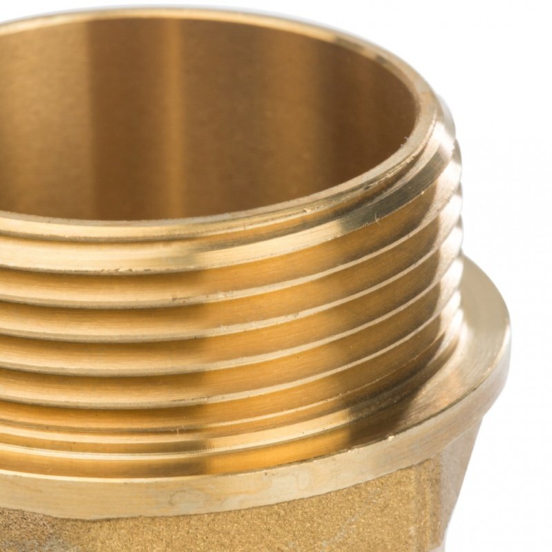 Штуцер НР 1 1/4"х35 латунь STOUT SFT0035011435 - Вид №2