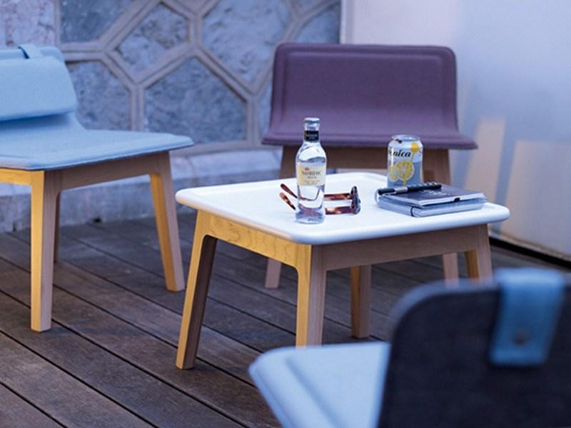 ALKI Квадратный журнальный столик из дуба Laia sun-id-1460768 - Вид №3