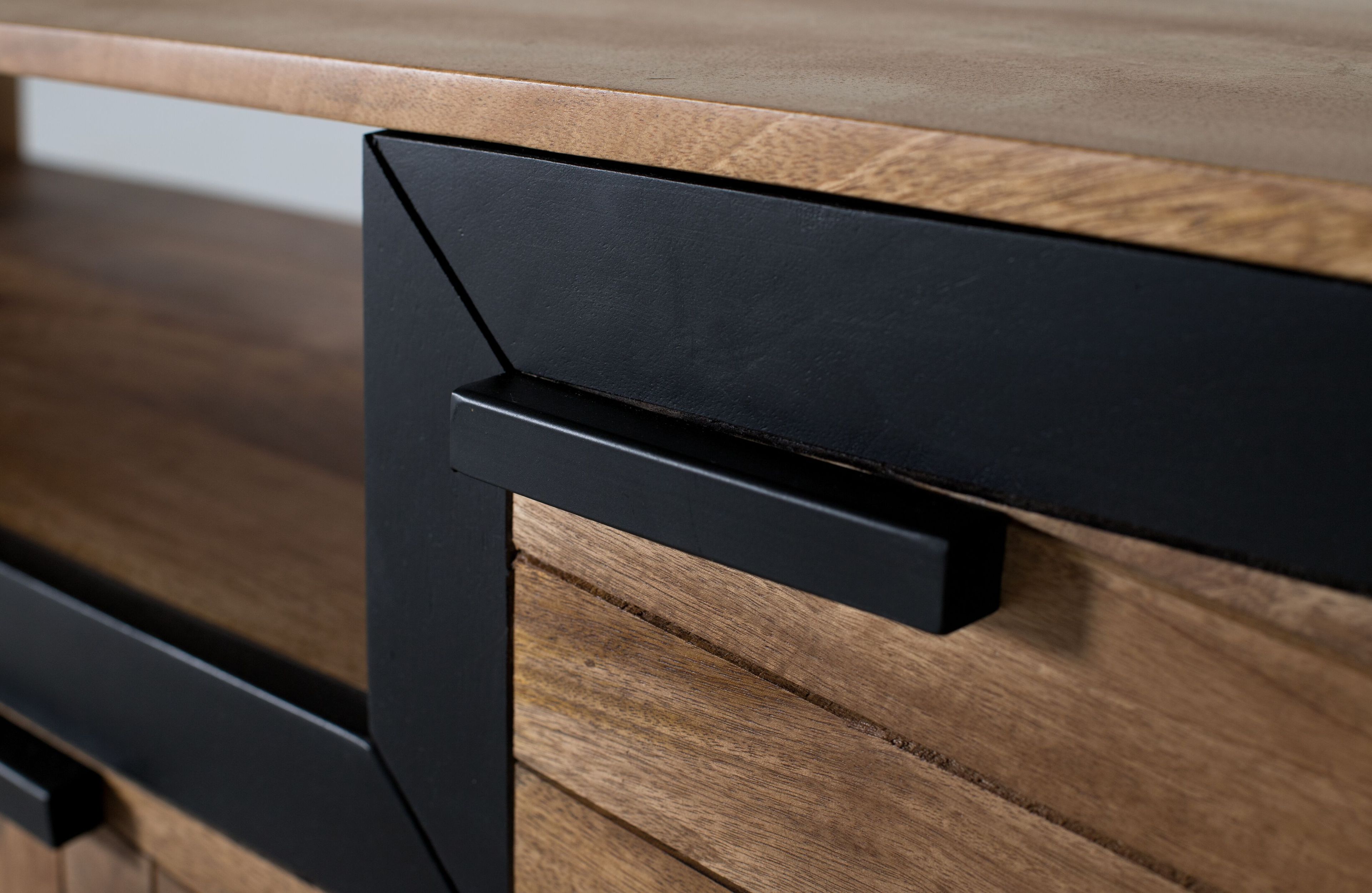 Низкий ТВ-шкаф в манго Giner y Colomer 1547 ARCH-00027765 - Вид №4