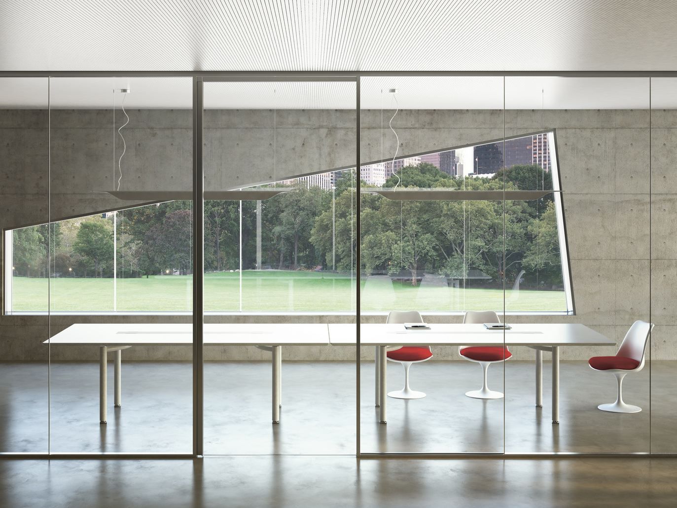 Прямоугольный стол для совещаний FANTONI ARCH-00102530 - Вид №1