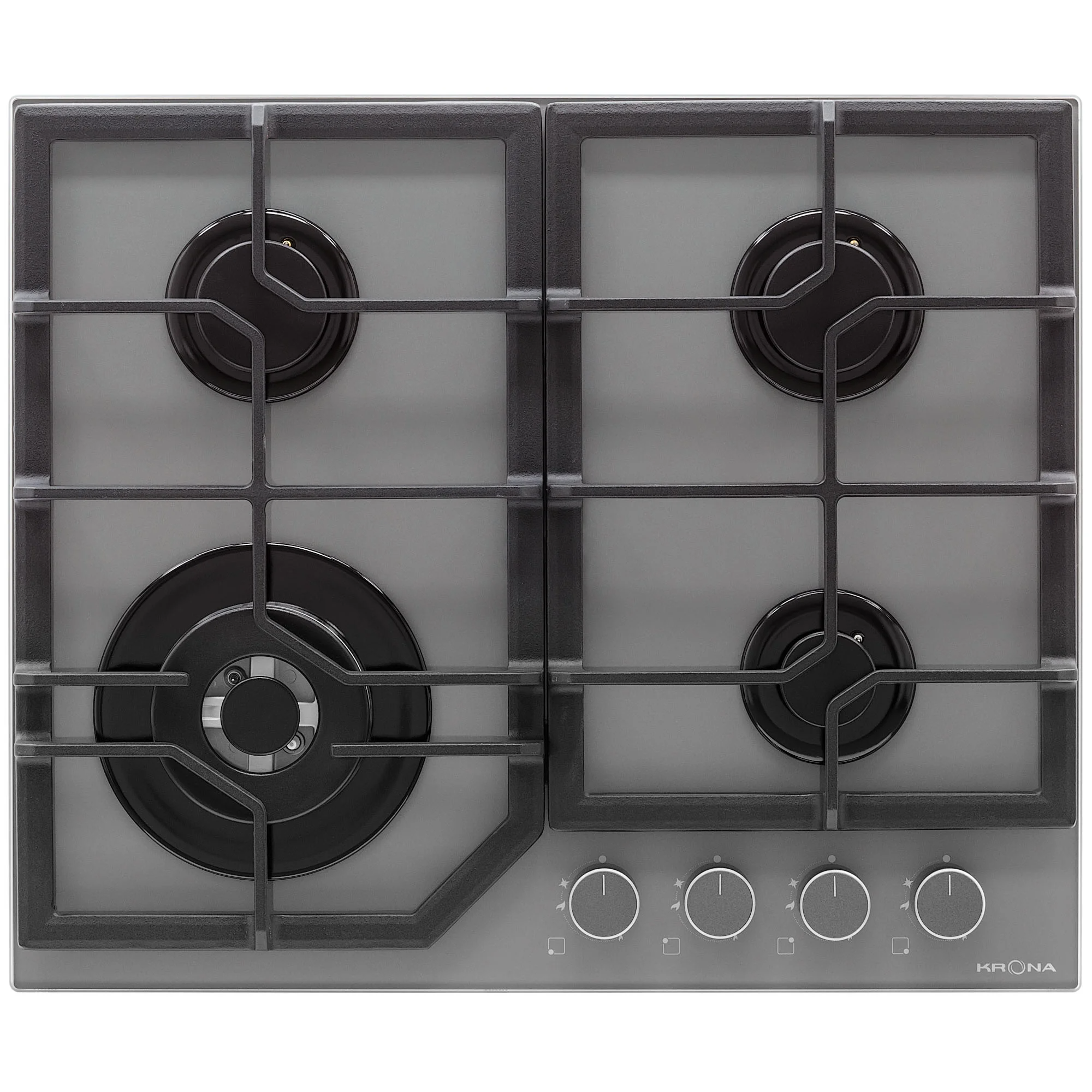 9047485 Газовая варочная поверхность KRONA MYSTERIUM gh 60 GR KRONA1 STDN-0026452
