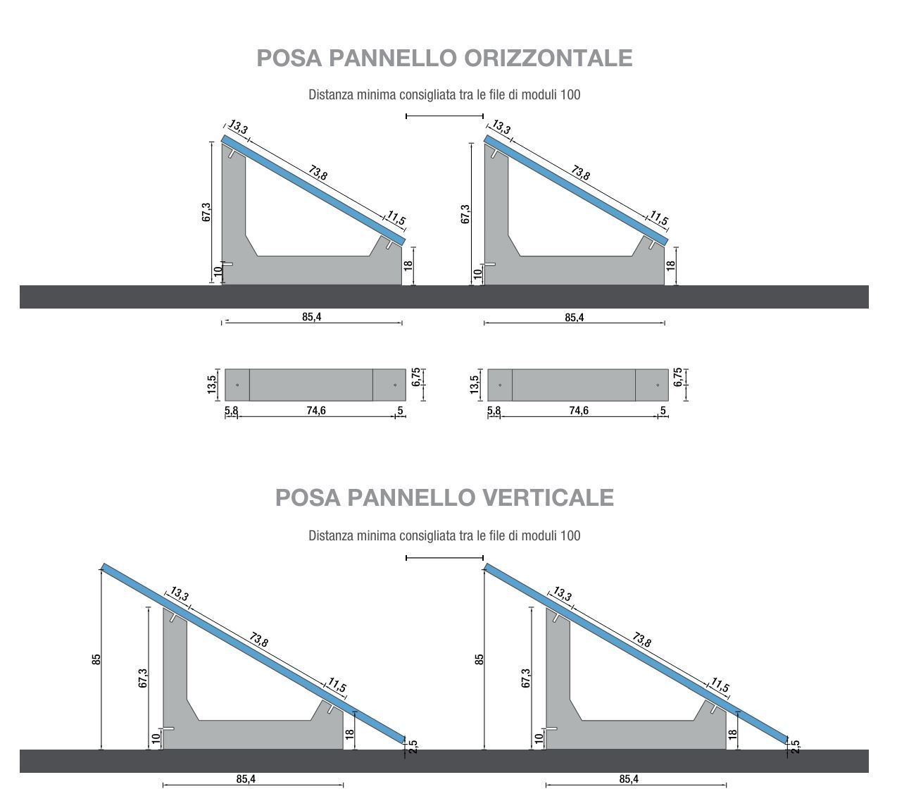 Поддержка фотоэлектрической системы Sun Ballast ZAVORRA 30° ARCH-00061309 - Вид №4