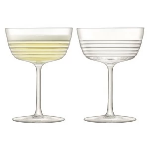 Набор из 2 бокалов-креманок 265 мл Groove LSA INTERNATIONAL GROOVE 00-3863229 Прозрачный
