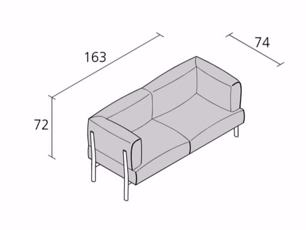 2-местный диван Alias ARCH-00100141 - Вид №2