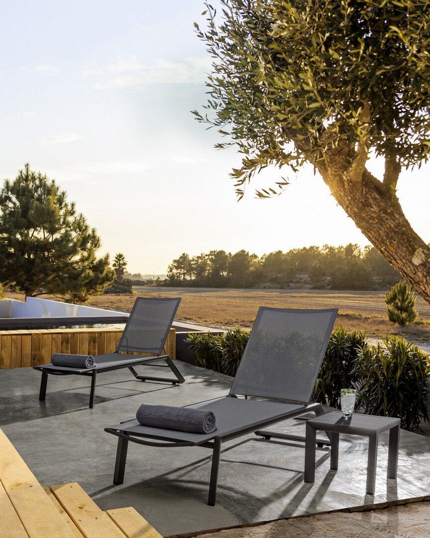 Алюминиевый журнальный столик с порошковым покрытием BIZZOTTO Cruise ARCH-00114019 - Вид №2