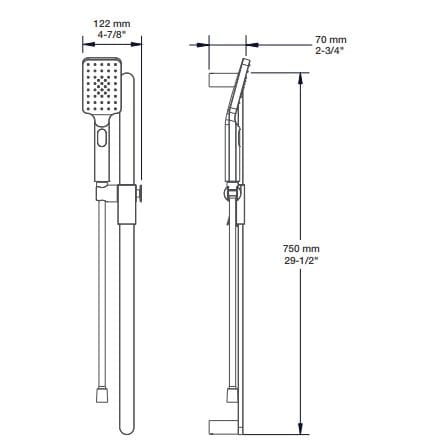 Термостатический набор для душа с душем BARIL Accent B56 ARCH-00132751 - Вид №5