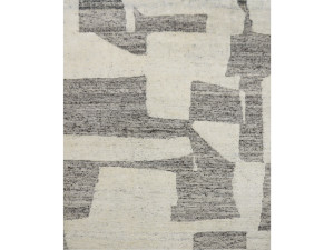 Прямоугольный шерстяной ковер ручной работы