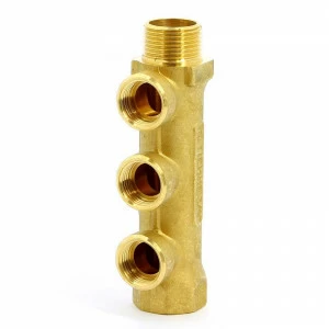 Коллектор НВ 3/4" TIEMME 3 выхода 1/2"В 36мм