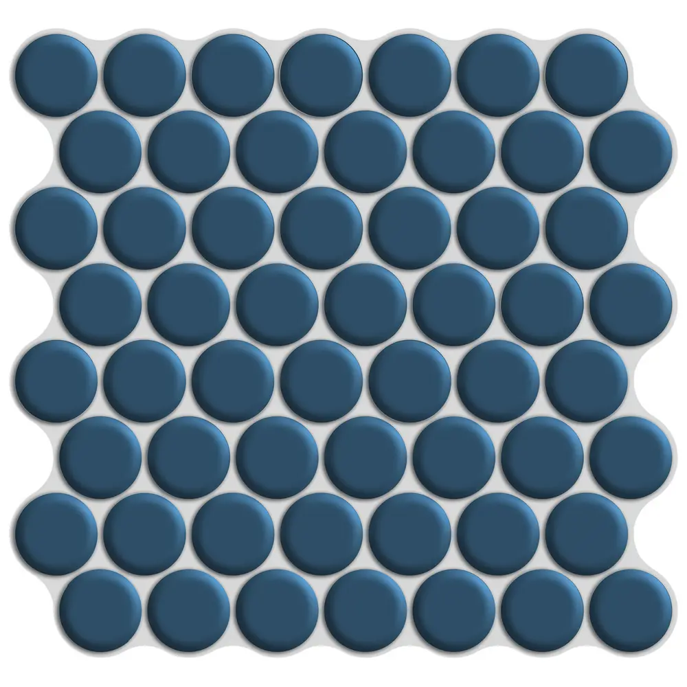Наклейка декоративная 3D мозаика Синяя роса 25x25 см 87087966 STLM-2119267 FBRUSH 