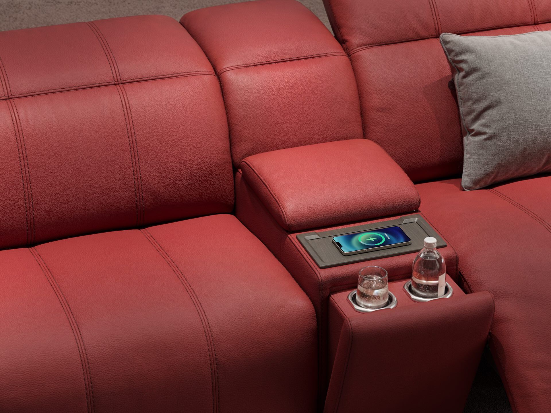 Кожаный угловой диван Sofanella Флорида ARCH-00080210 - Вид №4