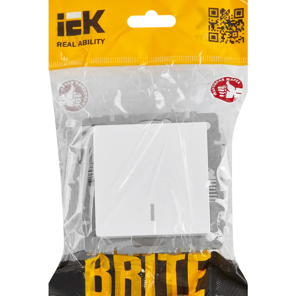 Выключатель IEK Brite с индикатором — минимализм в управлении светом 87761704 STLM-1369102 - Вид №4