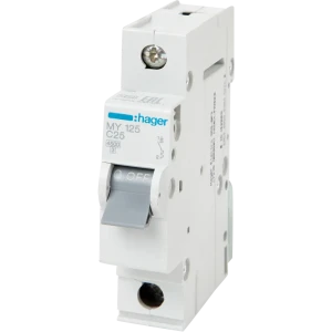 Автоматический выключатель Hager MY125 1P C25 А 4.5 кА