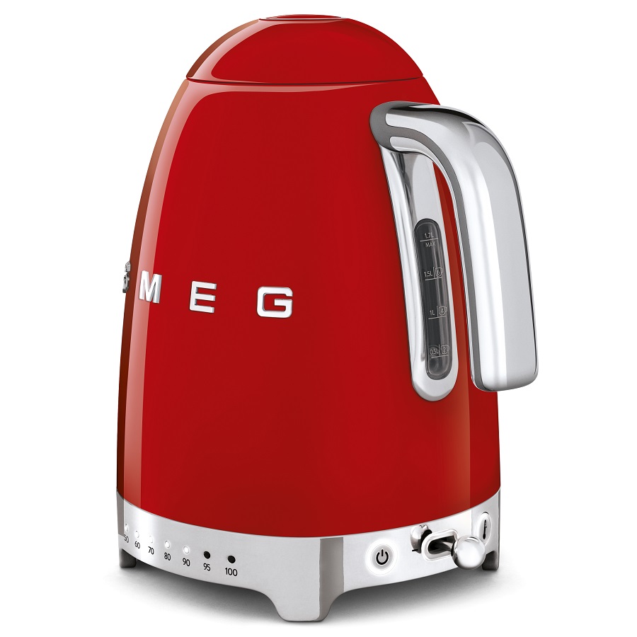 Чайник электрический Smeg с регулируемой температурой, красный KLF04RDEU - Вид №4