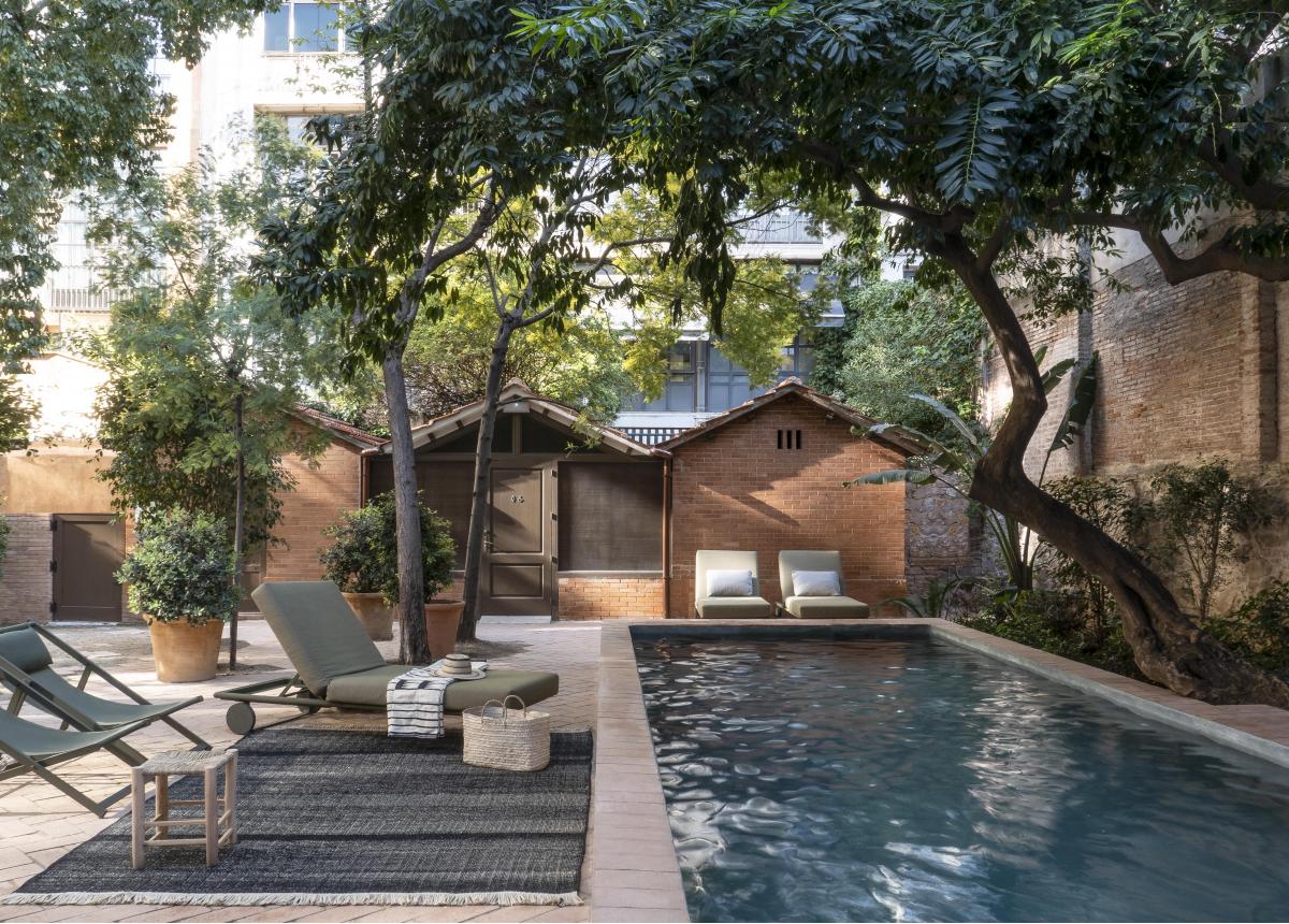 085206 Уличный ковер Texture Black Nanimarquina Tres Santreyd - Вид №2