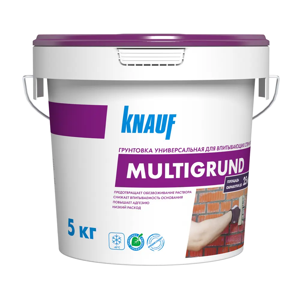 Грунтовка универсальная Кнауф Мультигрунд F Мороз 5 кг KNAUF STLM-2054719