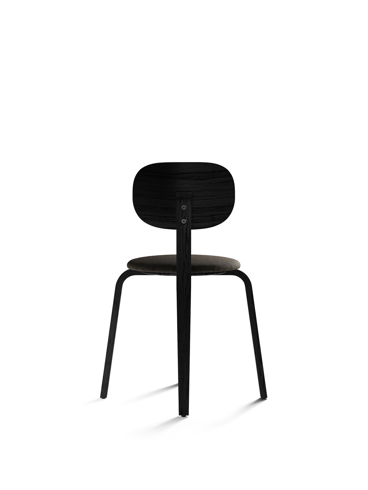 8350502-00A705ZZ MENU Afteroom фанера, сиденье с обивкой для обеденного стула Черный ясень | Мох - 014 