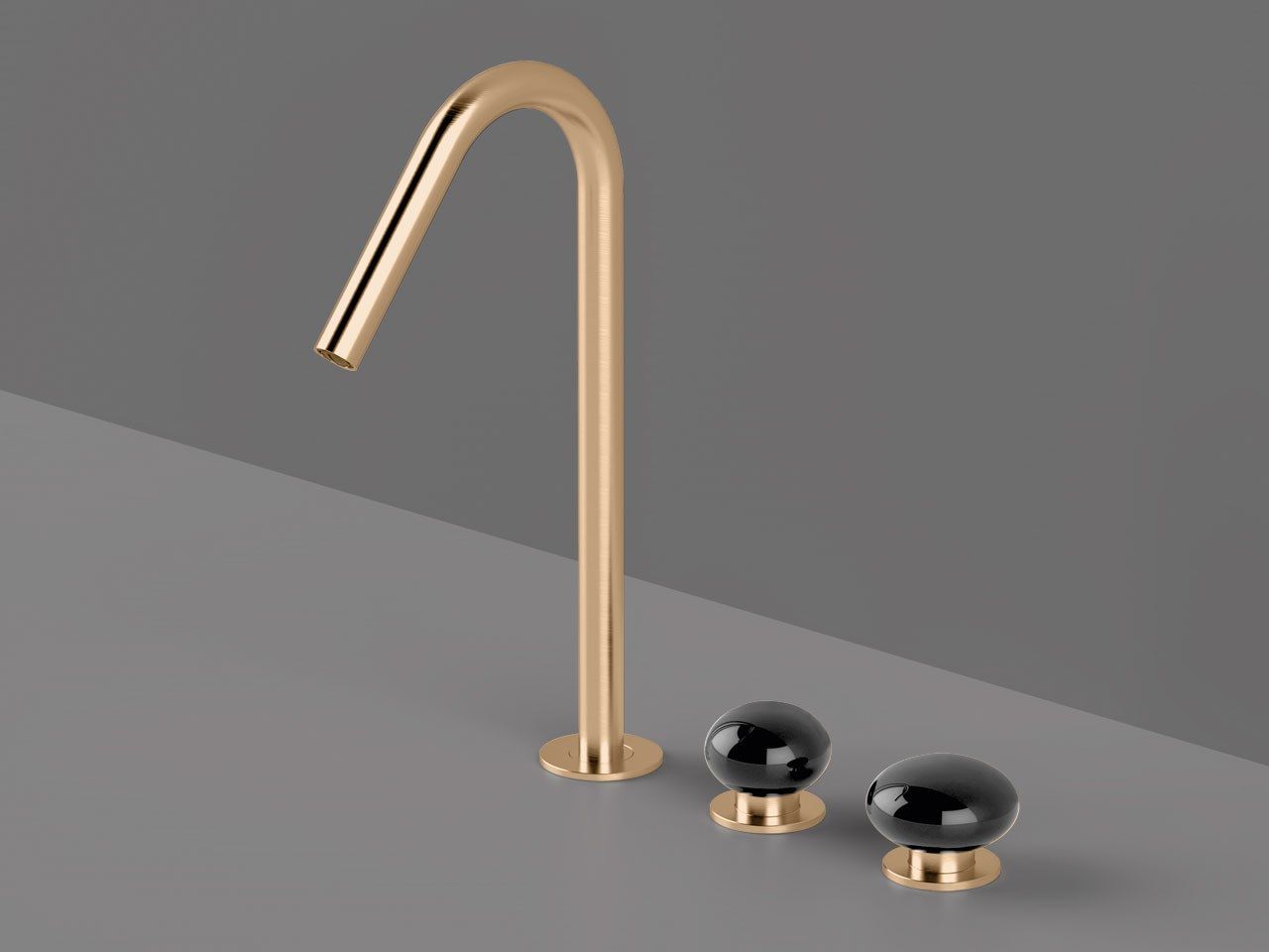 Смеситель для раковины с 3 отверстиями из нержавеющей стали с отдельными розетками Radomonte Mirò ARCH-00099207 - Вид №14