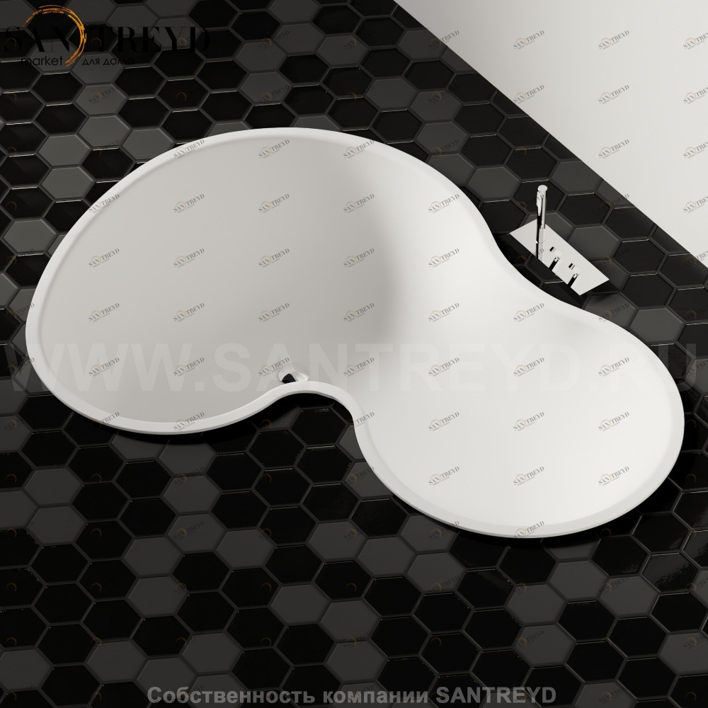 Ванна встроенная DR белая Agape AVAS1089Z