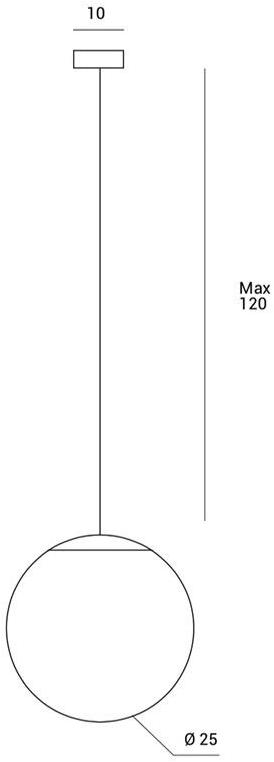 Miloox Подвесной светильник из опалового стекла Jugen cromo 1744.83 - 1744.84 - 1744.85 - Вид №8